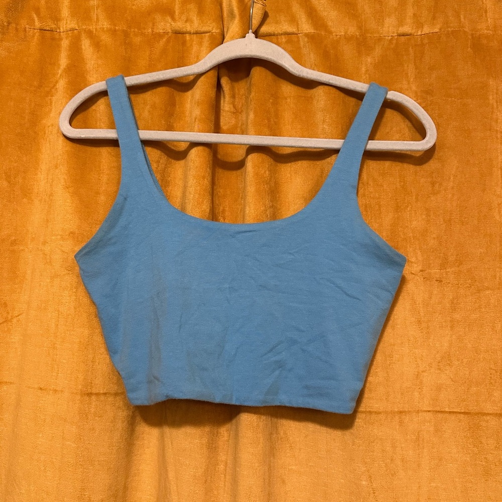 Wild Fable Blue Crop Top